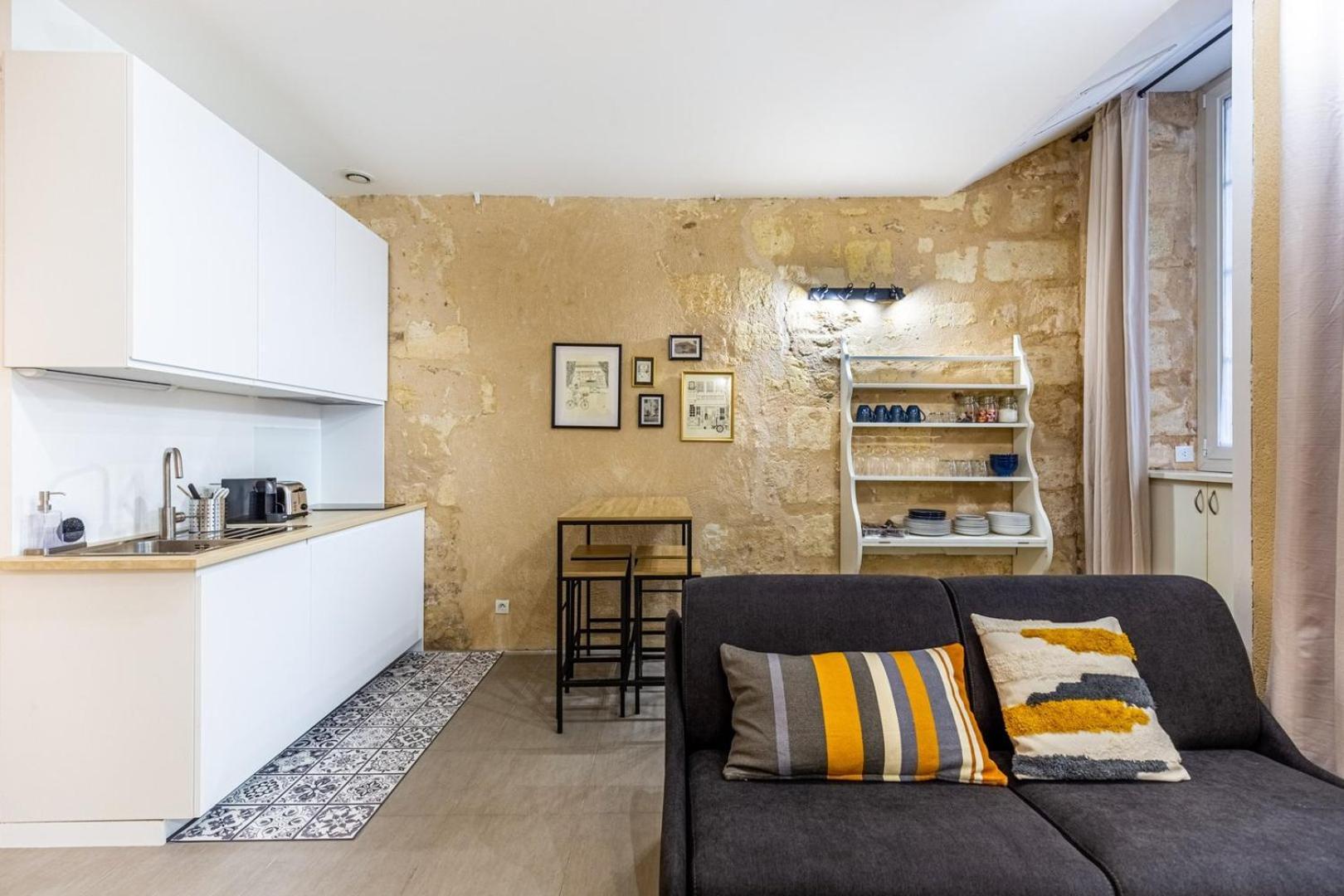 Guestready - Cozy Apt In Frederic & Isabelle Place Bordeaux Exterior foto